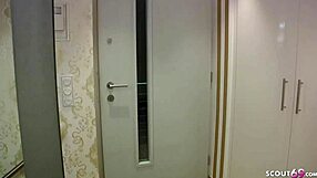 German Teen 18+ Has First Lesbian Sex at Casting Interview!