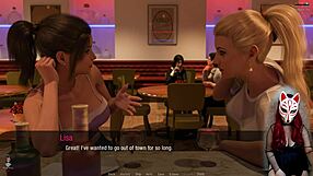 Kate, 19, asks, 'Want to play this college game with me?' in this gay coed scene