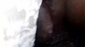 Is your girlfriend's tight pussy wet while drilling with pants on?