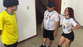 Girlfriend Bent Over And Fucked Like A Whore In Front Of Boyfriend For Losing Game!