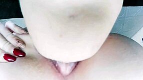 Amateur stepsister gets her tight pussy sucked and fucked