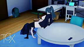 Nobara in Maki imata eksplozivni lezbijski seks v anime jujutsu hentai yuri igri!