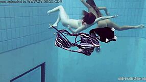 Russian Babes Katrin And Lucy Bathe In Bikini Underwater
