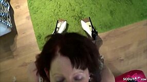 German BBW Amateur Gets Anal Licking and Facial Cumshot in Homemade Video!