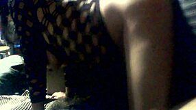 Tiff, a young Native American beauty, in hot lingerie in doggy style