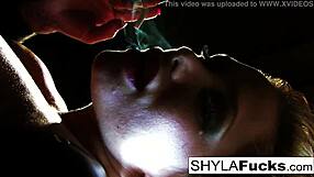 Shyla's Smoking Fetish with Big Tits and Ass