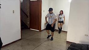 Girlfriend Bent Over And Fucked Like A Whore In Front Of Boyfriend For Losing Game!