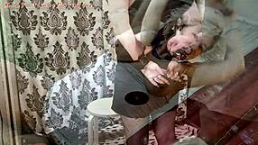 Aimee hot milf gives POV blowjob with ball licking and deepthroat sucking