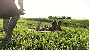 fucking hard with a skinny russian blonde teen in backstage backroom blowjob action