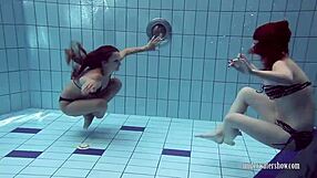 Russian Babes Katrin And Lucy Bathe In Bikini Underwater