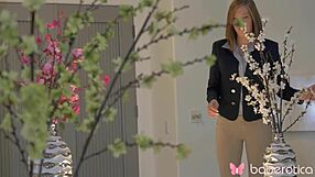 solo blonde hottie molly manson masturbating excitingly at home