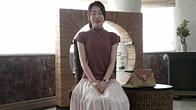 Mature housewife Miku Takei cheats and dives into pussy for first time