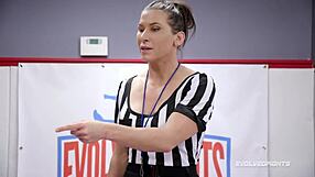 bella rossi wrestles thor, winner fucks loser hard