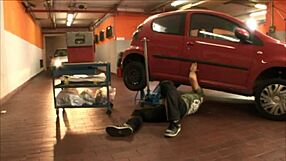 Italian Stallion Omar Galanti Dancing In A German Night Club During Holiday With Oral Performances.