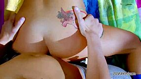 Busty Fitness Blonde Exercises Her Pussy On The Cock