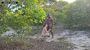 Wife Surrenders to Amazon Monster Cock