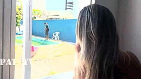 Old Milf Wife Gives Pussy To Neighbor's Monster Black Cock Outdoors While Husband's Away