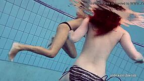 Russian Babes Katrin And Lucy Bathe In Bikini Underwater