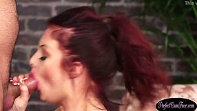 A redhead discusses her therapy session with her therapist