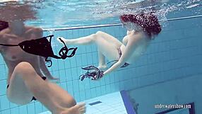 Russian Babes Katrin And Lucy Bathe In Bikini Underwater