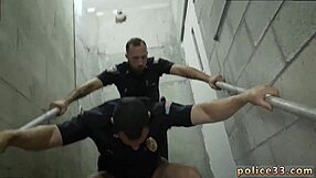 Gay cops get blown by a teen in uniform