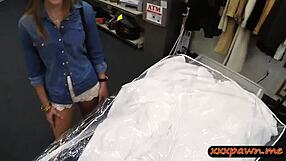 Blondie sells wedding dress and gets banged at pawnshop
