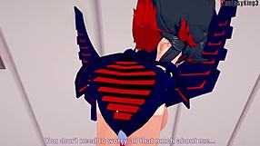 Ryuko Matoi Gets Fucked Hard in POV