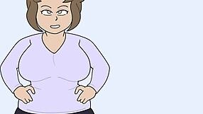 Chore day 2, umm, animated sex with step mom gets wilder than I thought!