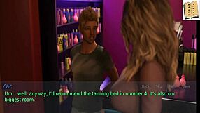 The wife and stepmother share intimate moments