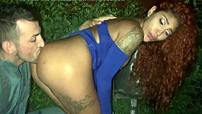 Michael Myers fucks the athletic goddess Venus Aphrodite outdoors