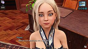 Blonde Slut Gameplay in Sunshine Love Part 41 with Rough Action