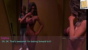 The wife and stepmother share intimate moments