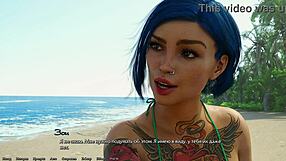 Intriguing gameplay where slut gives blowjob in Being a Dik episode 3 part 2