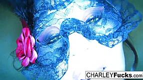 charley chase strips in sexy lingerie and stockings