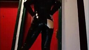 latex diva in anime hentai style