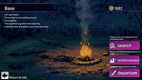 Is Pretty Lady Giving Footjob in Hentai Game?