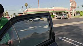 Amateur teases with blowjob till he spills his juice everywhere