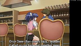 I Touch The Waitresss Ass And She Sucks Me Off Behind The Bar - Hentai Subtitled
