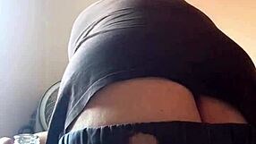 Mature BBW gets massage on her fat tits and ass