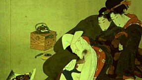 Vintage erotic illustration from antique anime