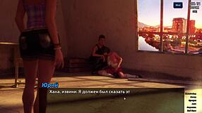 horny slave deepthroats in hentai double penetration