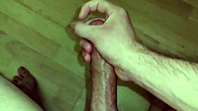 enjoying a huge orgasm from solo masturbation at home