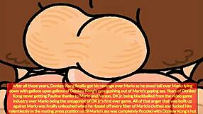 bowser koopa and donkey kong versus mario in mug en r-18 deux