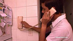 Twink Latinos Simon and Nicolas Engage in College Sucking and Fucking