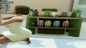 brunette teen sucking teacher cock at lunch time in cartoon anime