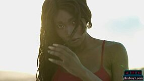 Ebony Beauty From Cameroon Mimi Desuka Gets Naked In Pool