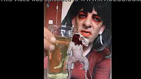 Intense Bisexual Sissy Male Exposed Naked Swallowing Pee Boldly