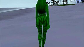 Aliens explore pussy in this 3D episode 😏