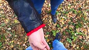 Cute teen 18+ Nata Sweet risks public handjob in forest. It’s intense!