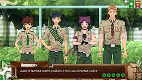 game friends camp episode 34 permission from the scoutmaster russian voiceover